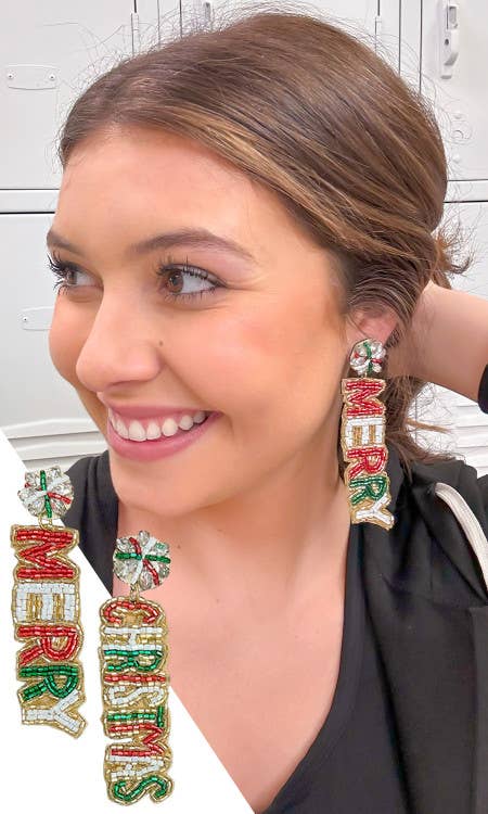 Merry Christmas Earrings