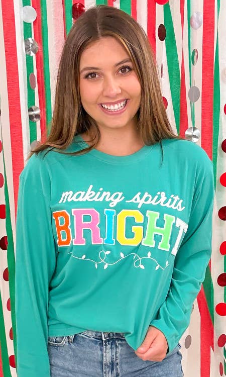 Making Spirits Bright Long Tee