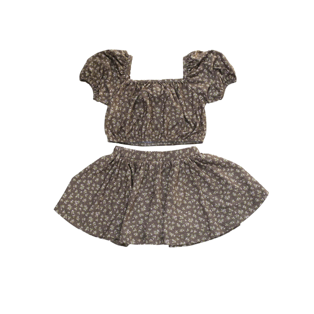 Cedar Floral Prairie Skort Set