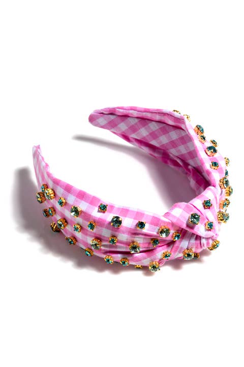 EMBELLISHED KNOTTED HEADBAND