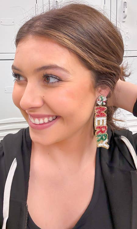 Merry Christmas Earrings