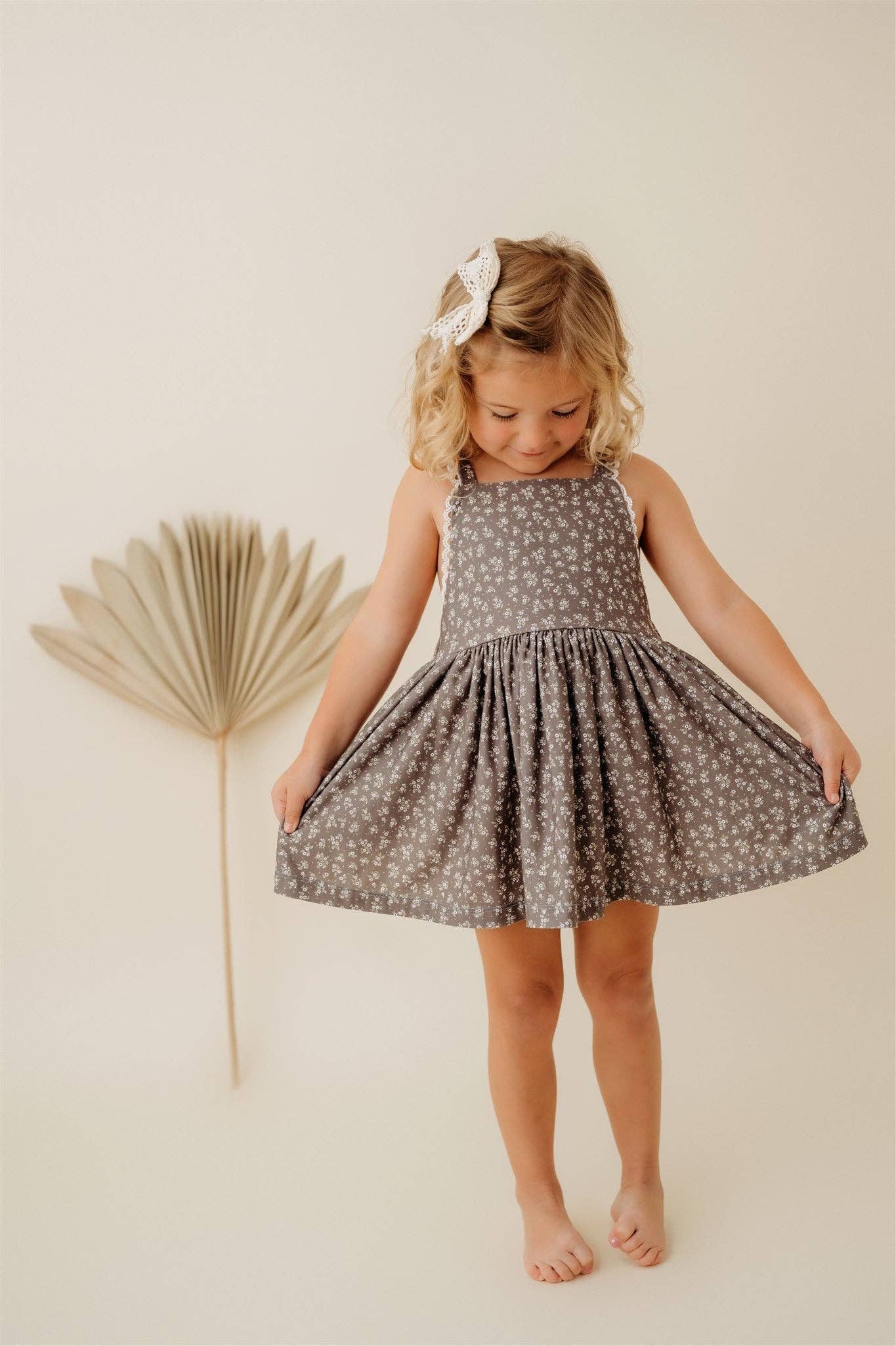 Cedar Floral Tie-back Dress