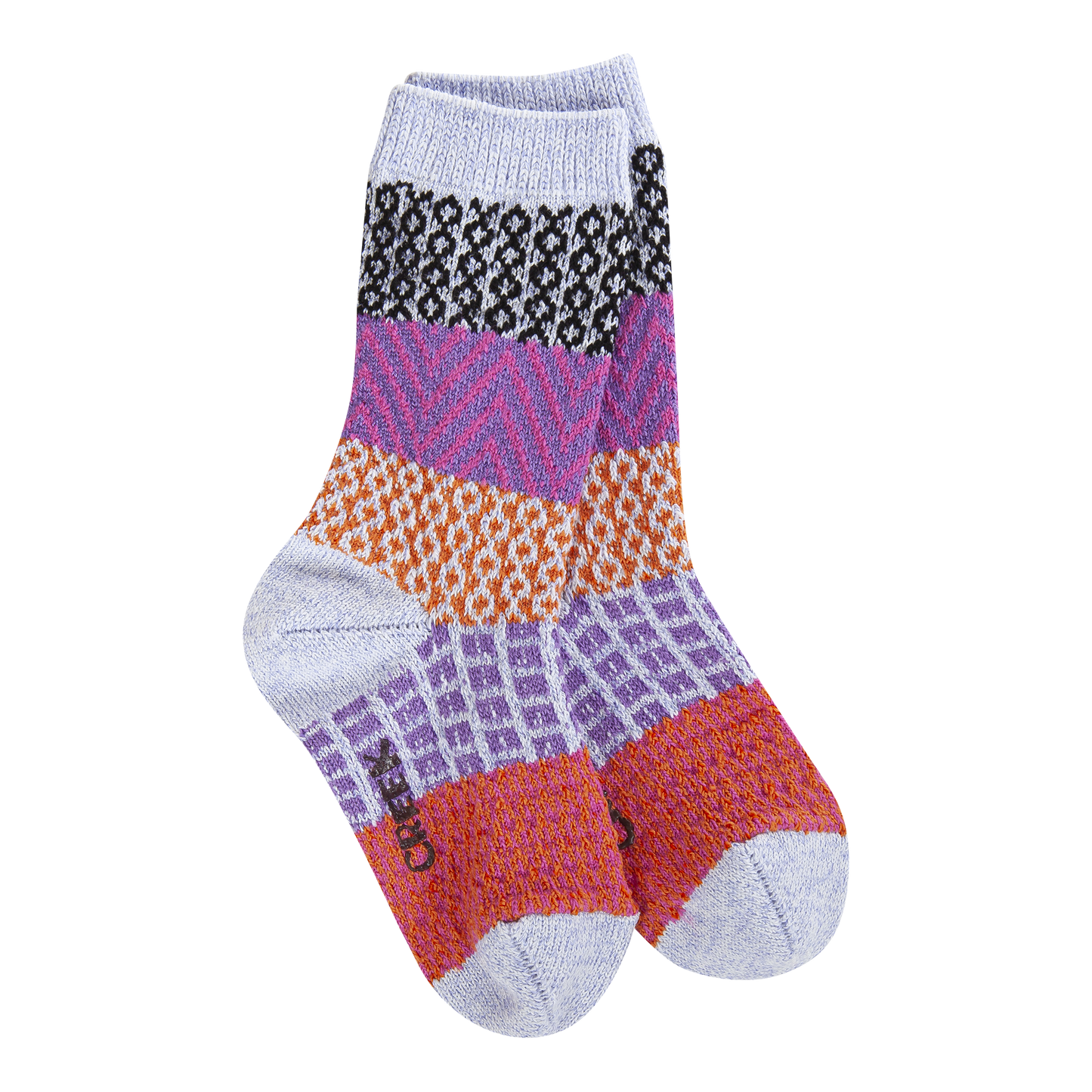 Kids Gallery Crew Lavendar Socks