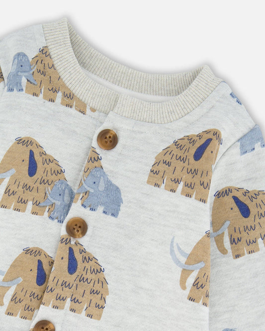 Printed Mammoth Romper