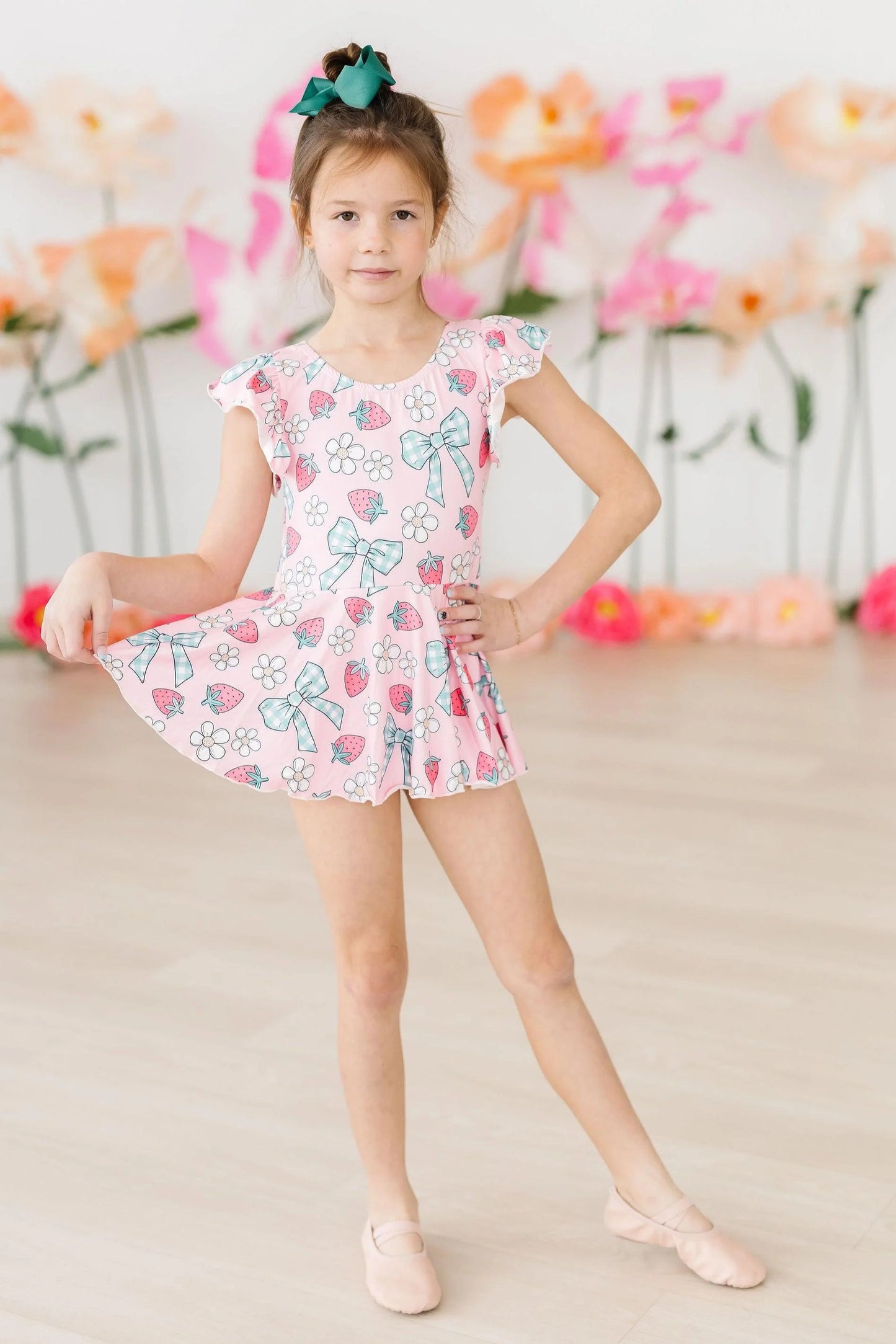 Berry Picnic Twirl Leotard