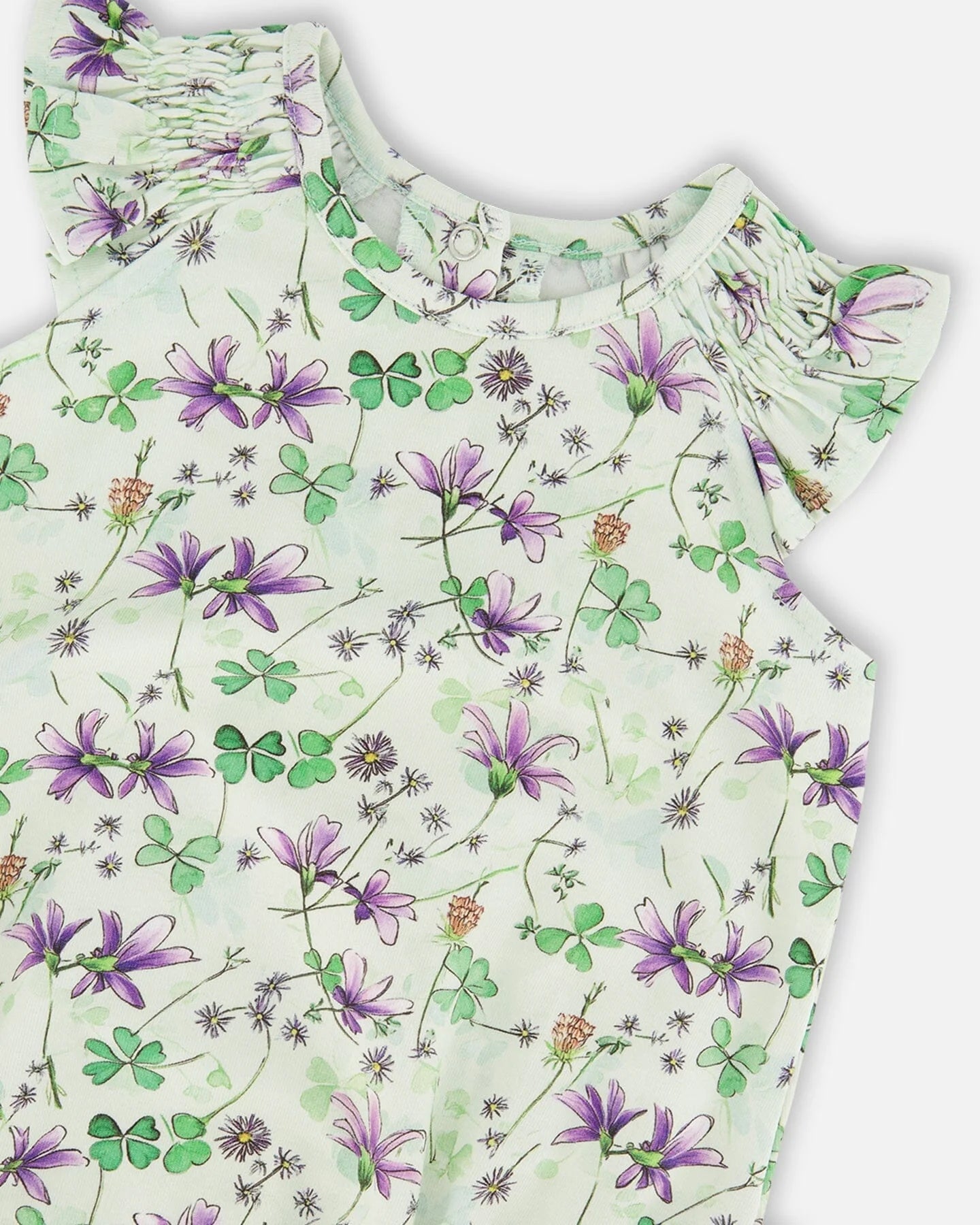 Orchid Petal Jersey Romper