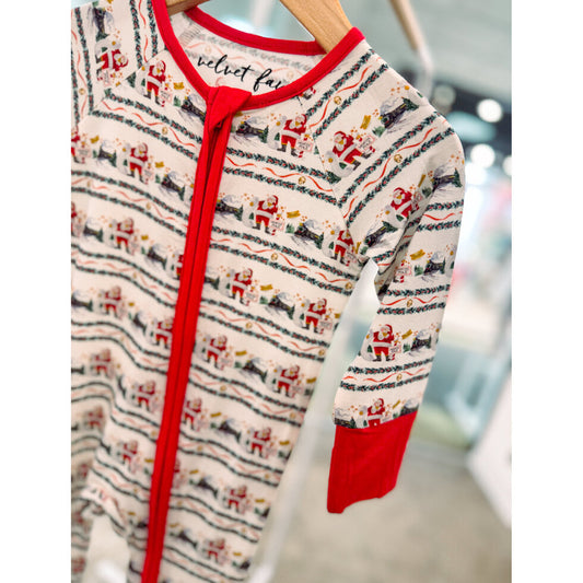 Christmas Train Footie