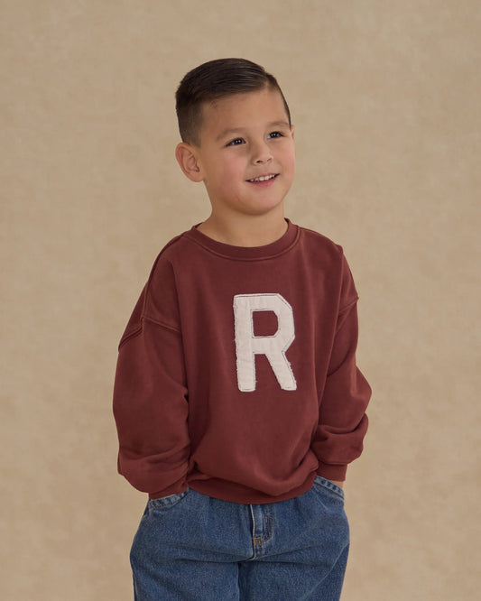 Burgundy Relaxed Sweatshirt