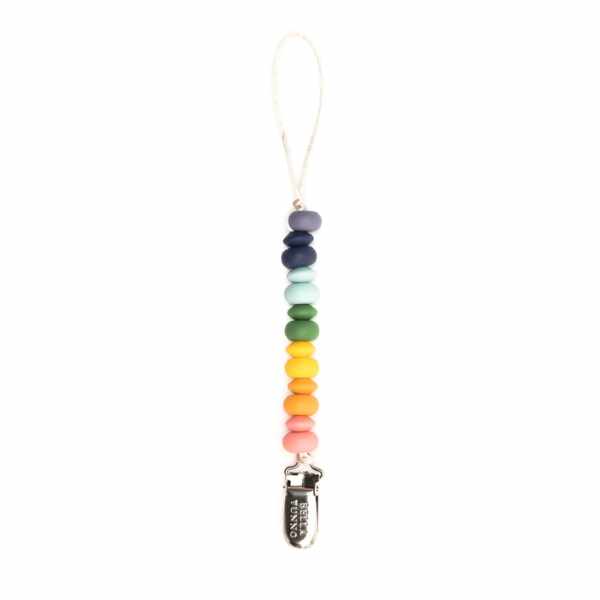 Rainbow Pacifier Clip