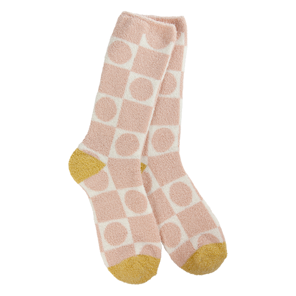 Cozy Cali Geometric Rose Socks