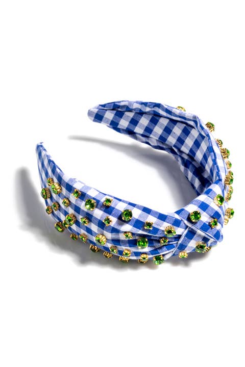 EMBELLISHED KNOTTED HEADBAND