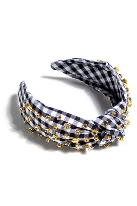 EMBELLISHED KNOTTED HEADBAND
