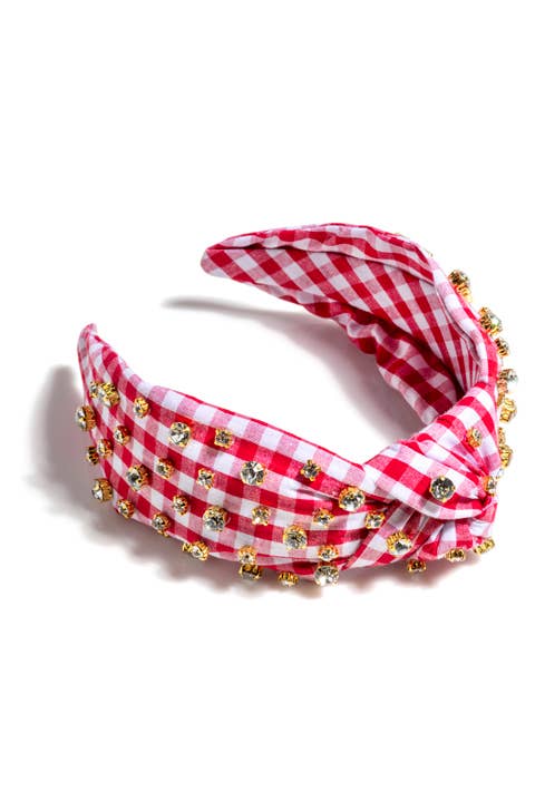 EMBELLISHED KNOTTED HEADBAND