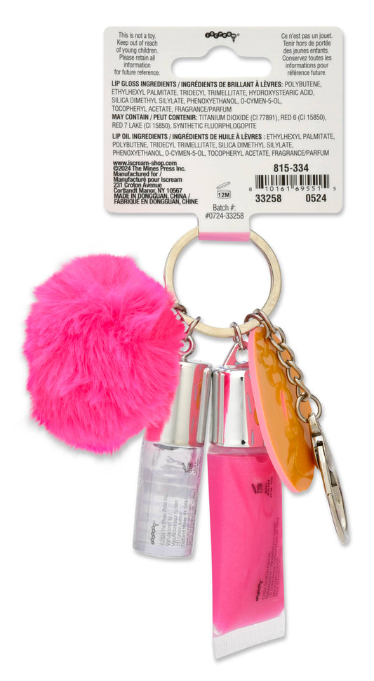 Donut Keychain Lip Balm