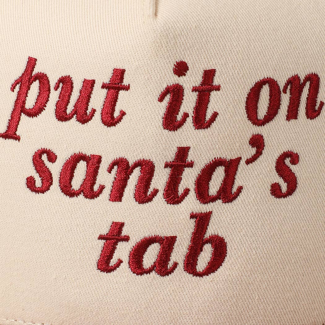 Put It On Santa's Tab Cap