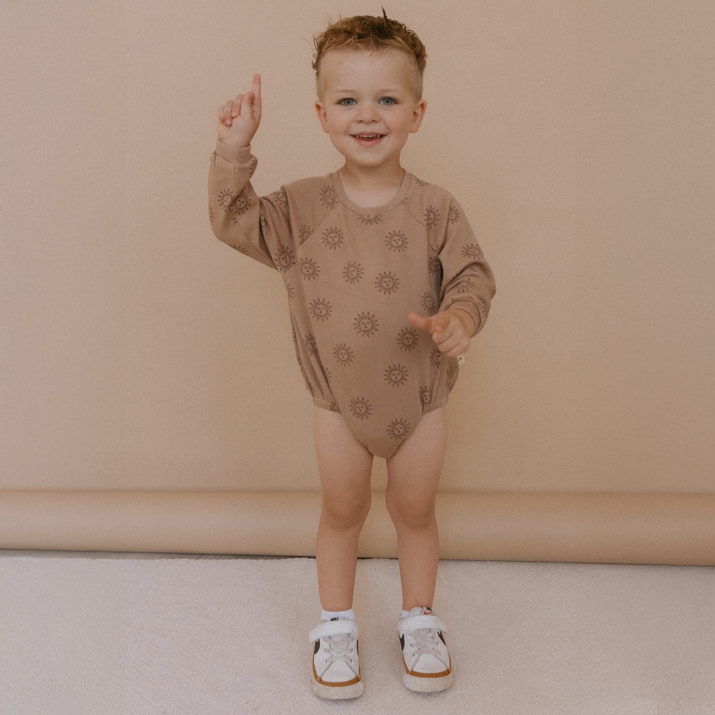 Organic "Sun" Bubble Romper