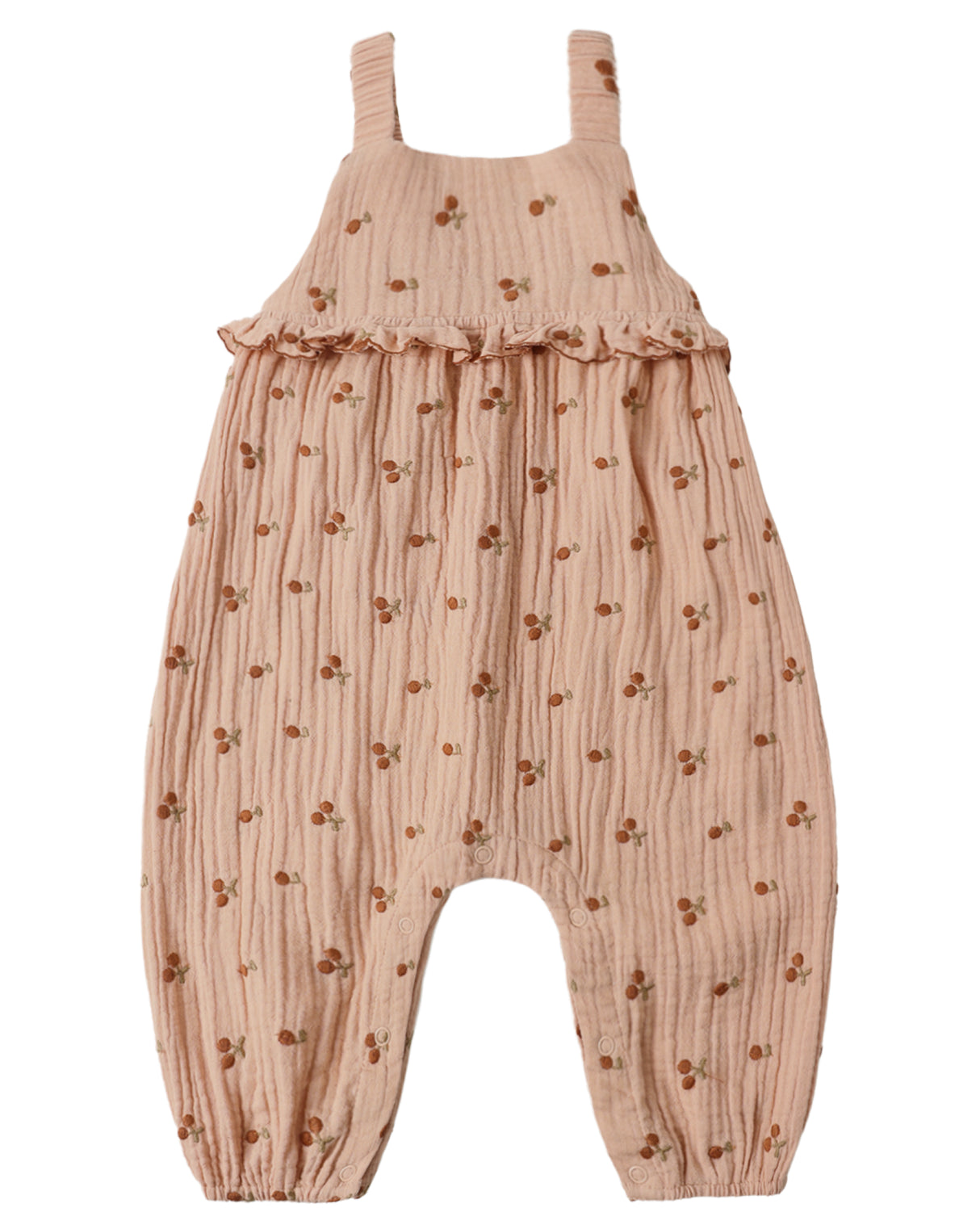 Kinslee Cherry Embroidery Jumpsuit
