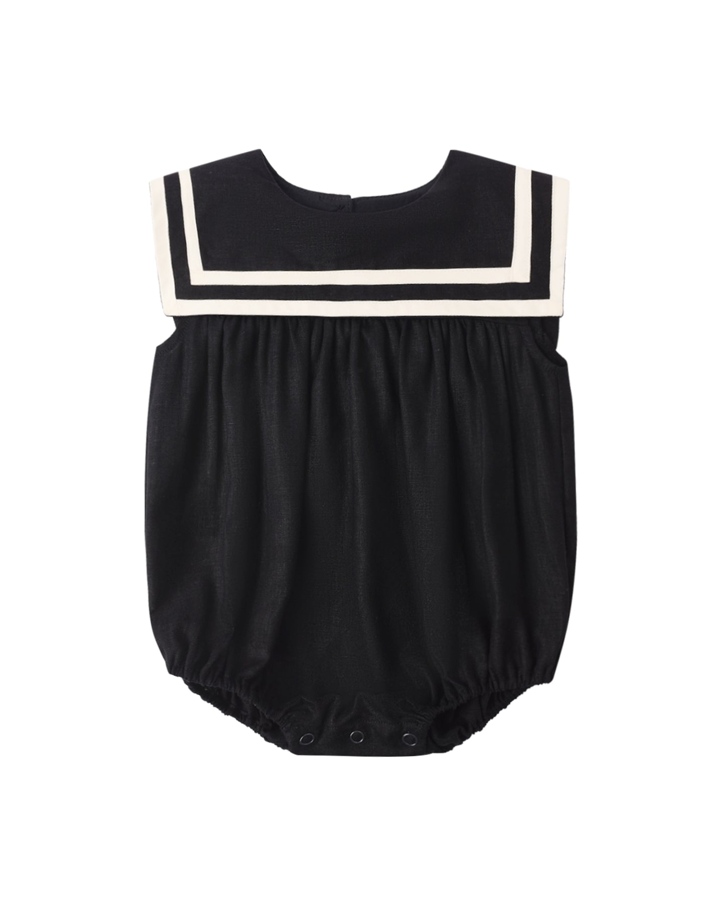 Black Sailor Romper
