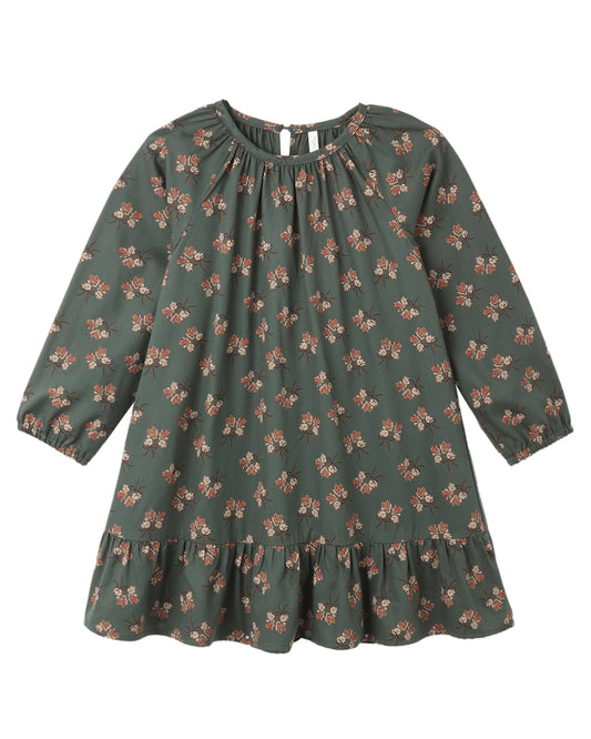 Evergreen Holly Ruffle Pajamas
