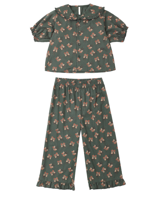 Evergreen Stripe Pajamas