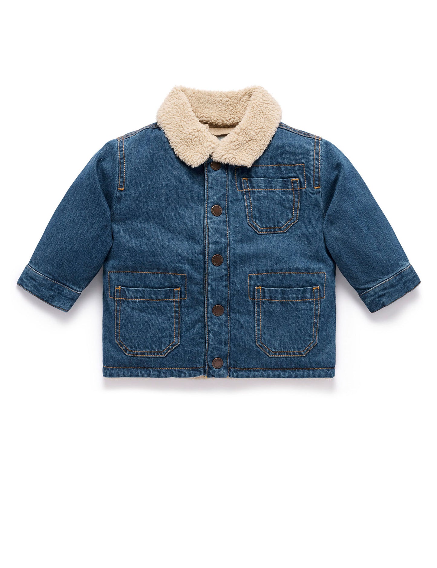 Denim Sherpa Jacket