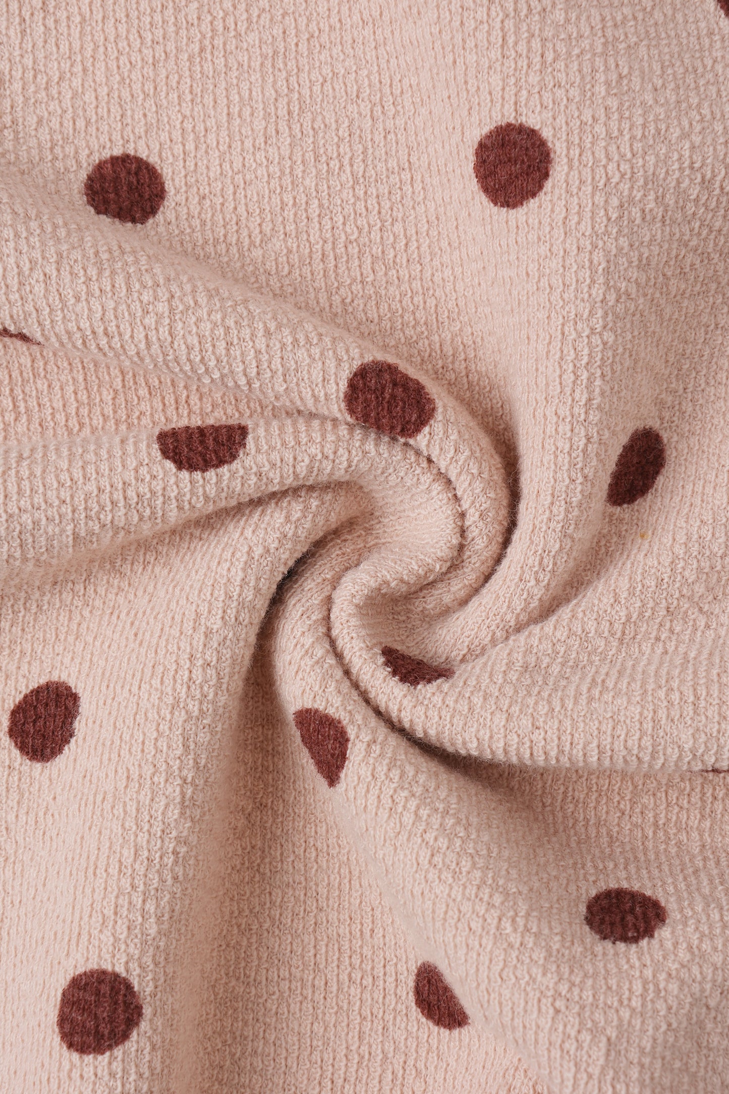 Polka Dot Spongy Knit Set