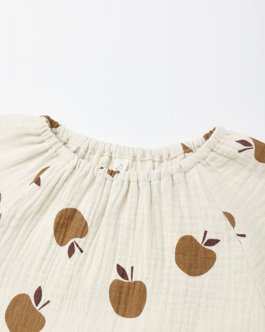 Golden Apples Bubble Romper