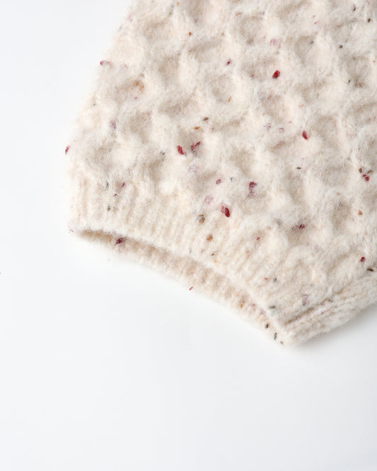 Natural Speckled Knit Pant