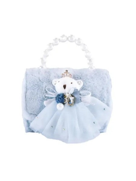 Princess Bear Furry Purse