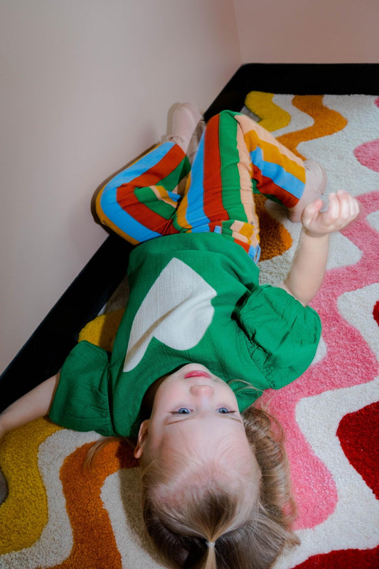 Suzie Crop Pant-Stripe