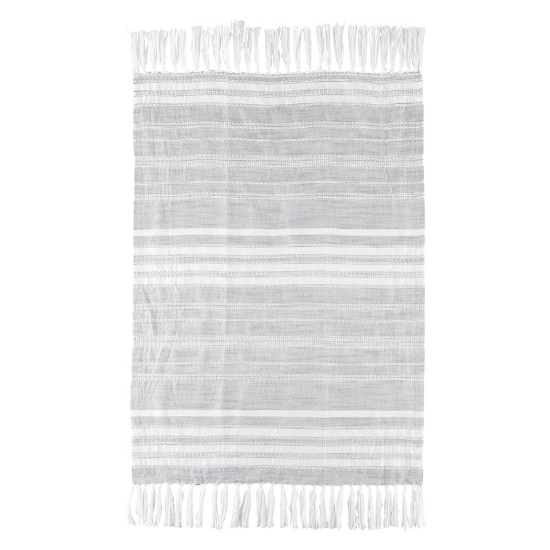 Hand Towel Grey & White
