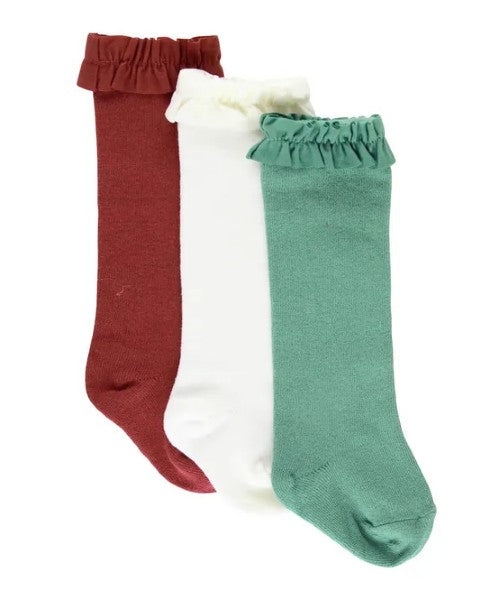 3-Pack Knee High Socks