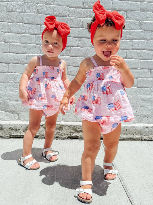 American Flag Smock & Bloomer