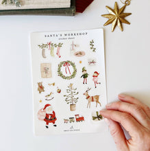 Load image into Gallery viewer, Santa&#39;s workshop stickers
