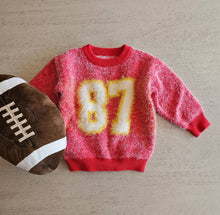 Load image into Gallery viewer, Fuzzy 87 jersey sweater
