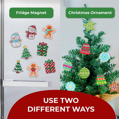 Diamond Art Christmas Ornament & Magnet