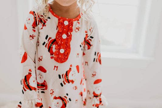 Santa Ruffle Pajama