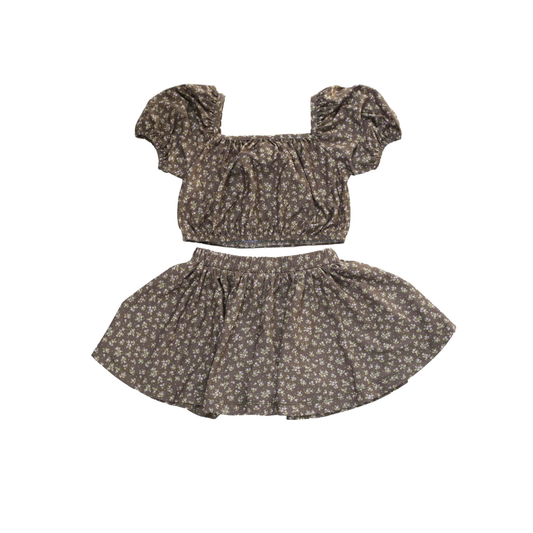 Cedar Floral Prairie Skort Set