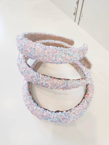 Cotton Candy Beaded Headband