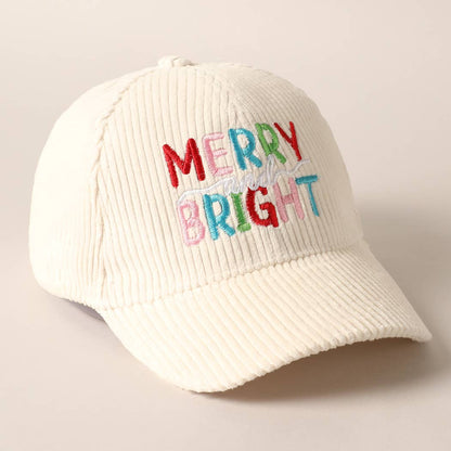 Merry/Bright Corduroy Cap