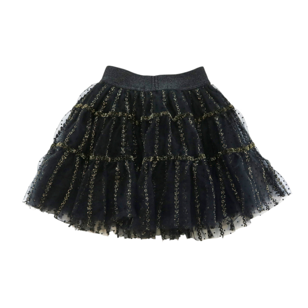 Dot Mesh Skirt