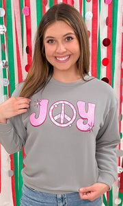 Glitter Joy Christmas Sweatshirt