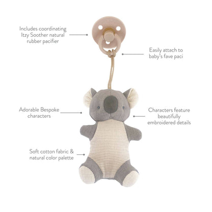 Bitzy Pal Pacifier & Plush