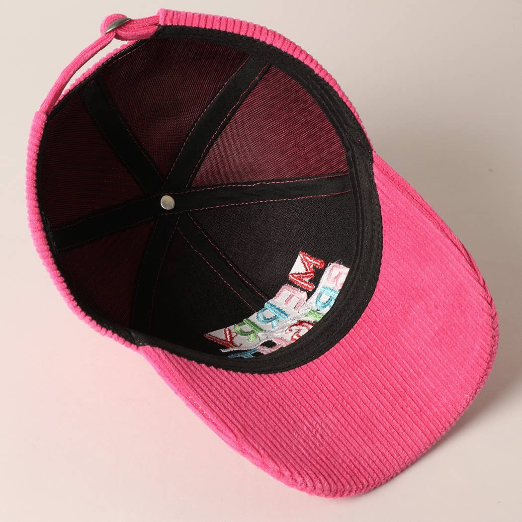 Merry/Bright Corduroy Cap