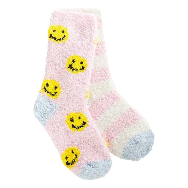 Kids Cozy Crew Smiles & Stripes Socks