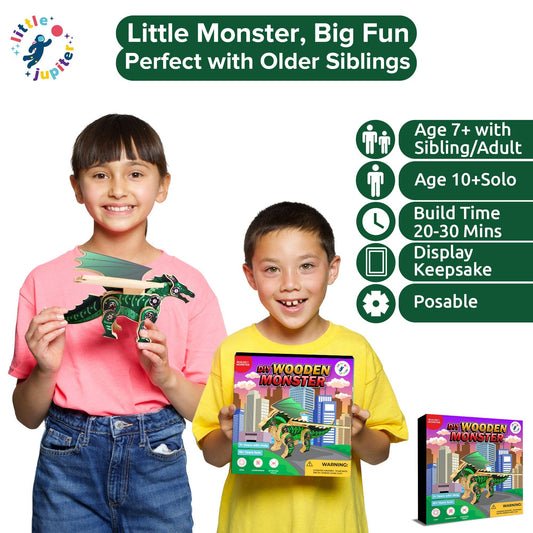 Wooden Dragon Monster in Green