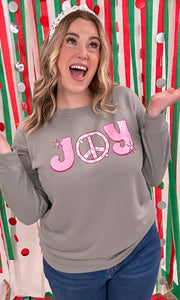 Glitter Joy Christmas Sweatshirt