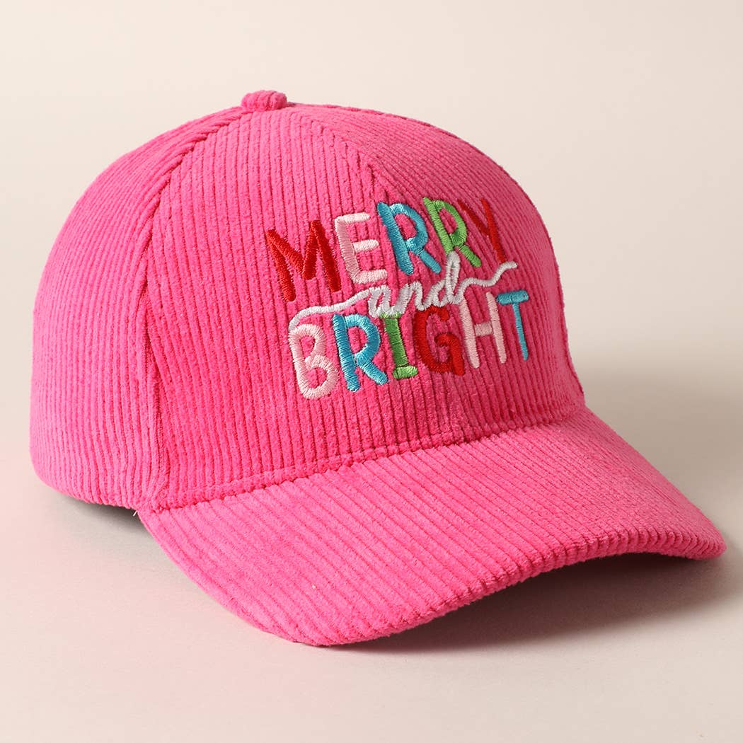 Merry/Bright Corduroy Cap