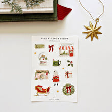 Load image into Gallery viewer, Santa&#39;s workshop stickers

