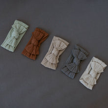 Load image into Gallery viewer, Pebble Cable Knit Knotted Headband

